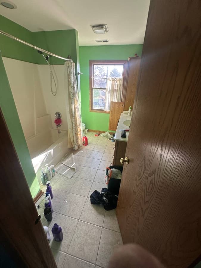 Before — home condition prior to renovation